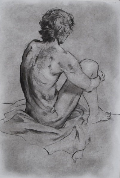 Charcoal drawing
