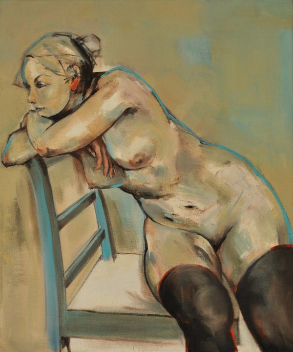 Woman on chair